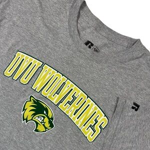 Russell Utah Valley University Wolverines Gray Graphic T-Shirt  | Size XL